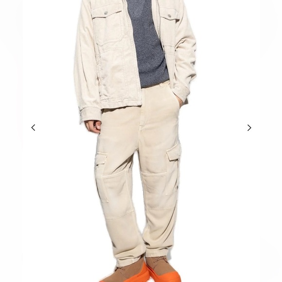 Isabel Marant Terence Cargo Trousers in Ecru Size FR 42 - Picture 3 of 6